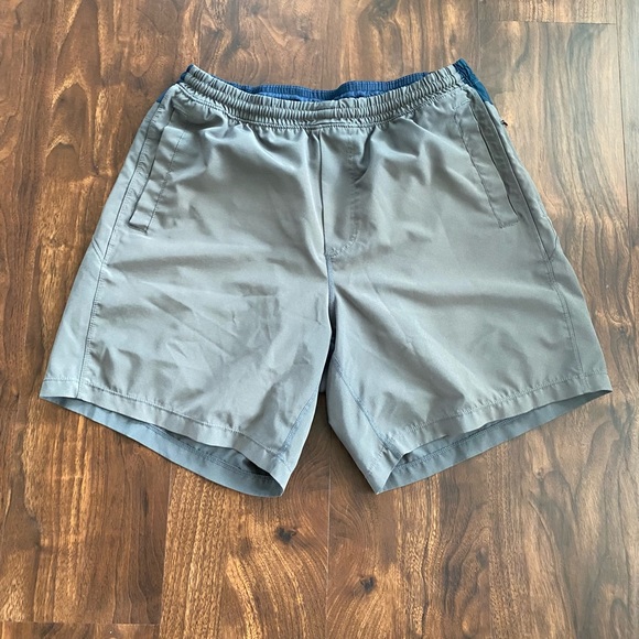 Birddogs Shorts Birddogs Ironsides Boom Gym Shorts Gray Navy Blue